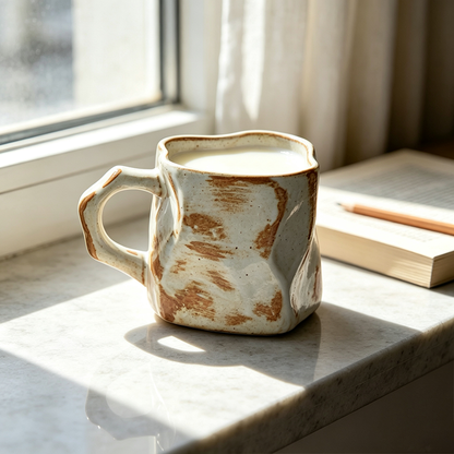 Vintage-style coffee cup