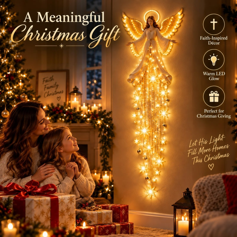 ✨ Last Day – 50% OFF!✝️ Bethlehem Star of Faith – Lighted Nativity Wall Decor