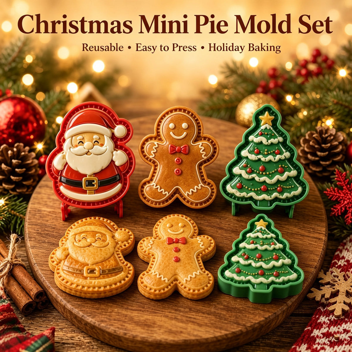 🎄 Create Magical Christmas Mini Pies In Seconds 🥧