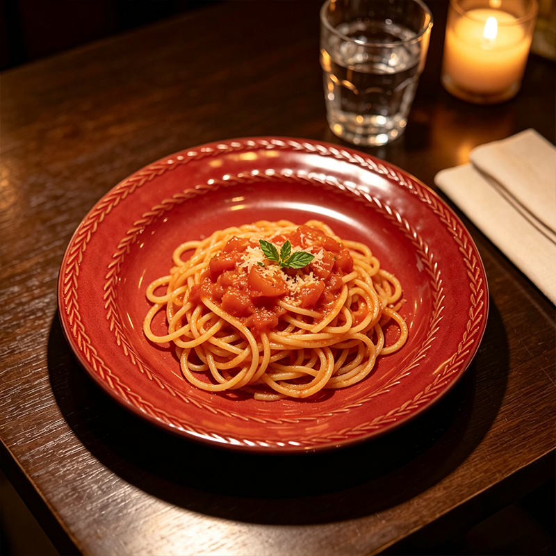 Misty Maple Red Small Plate