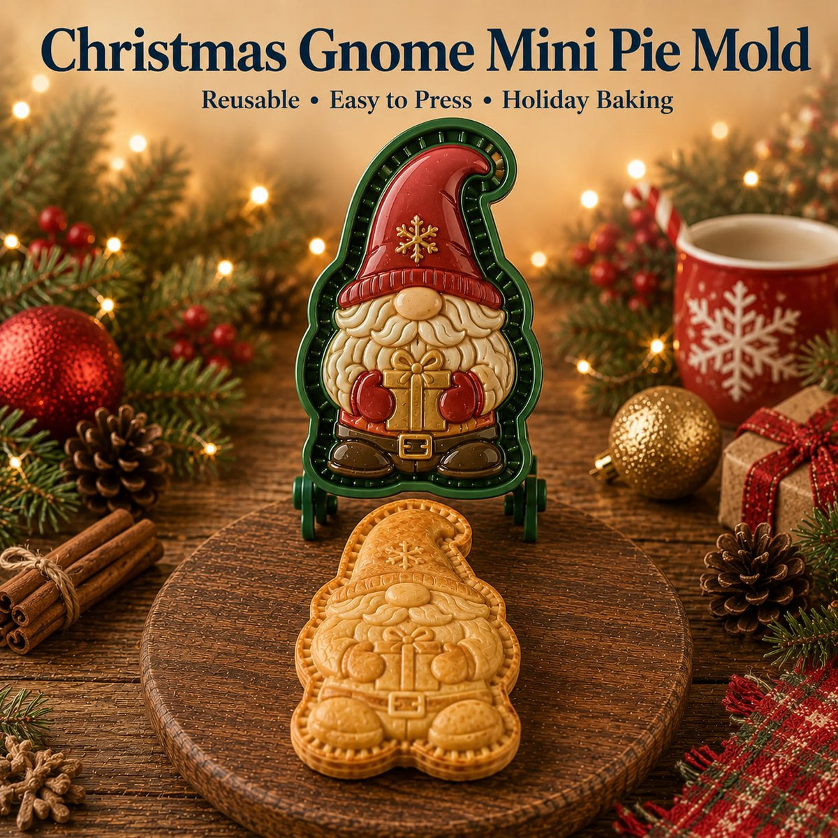 🎄 Create Magical Christmas Mini Pies In Seconds 🥧