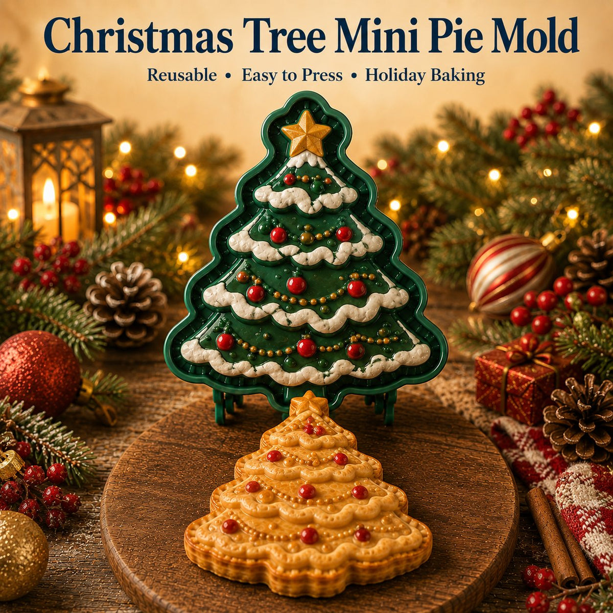 🎄 Create Magical Christmas Mini Pies In Seconds 🥧