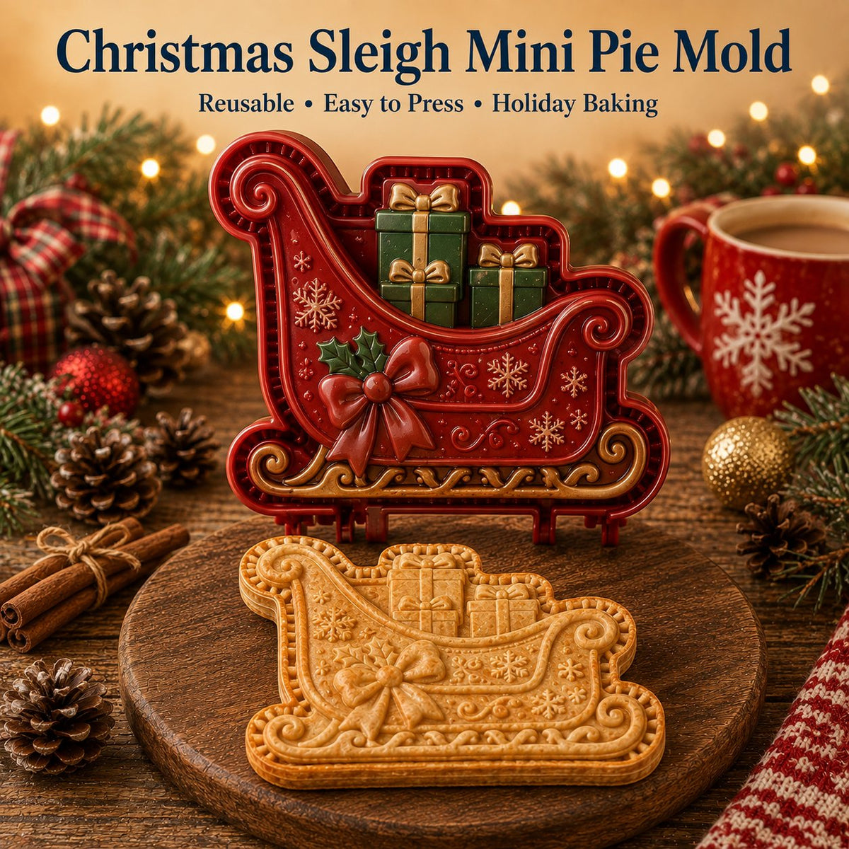 🎄 Create Magical Christmas Mini Pies In Seconds 🥧