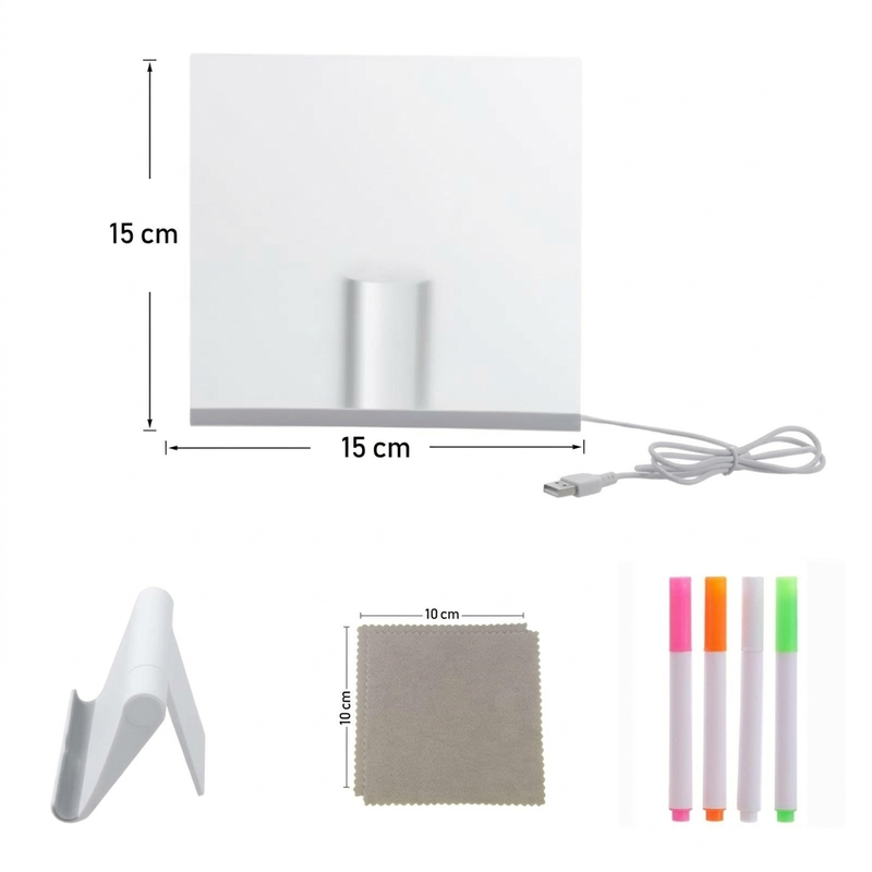 Kids LED Erasable Acrylic Drawing Board | S–L – Glowtother